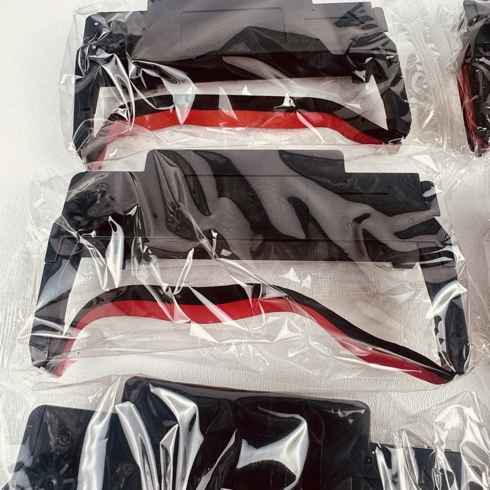 6 Pack - Epson ERC30 ERC34 ERC38 - Compatible Black & Red Printer Ribbons
